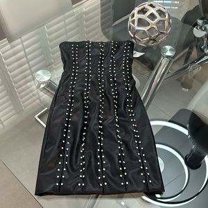 Windsor strapless rhinestone dress